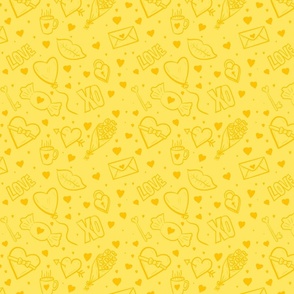 Yellow Love Me Doodles
