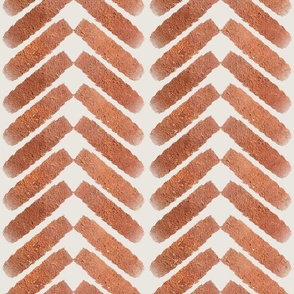 Chevron Terracotta Stone 