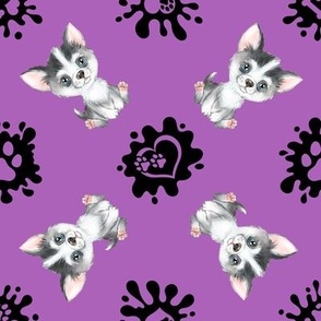 Puppy Love 3 Purple
