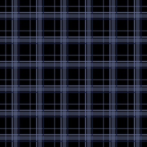 simplely blue black check