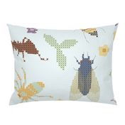 Cross stitch Insects Larger Scale