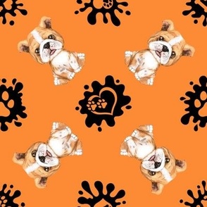 Puppy Love 4 Bulldog Orange