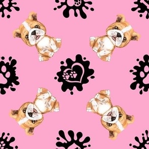 Puppy Love 4 Bulldog Pink