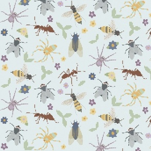 Cross Stitch Insects Smaller Scale