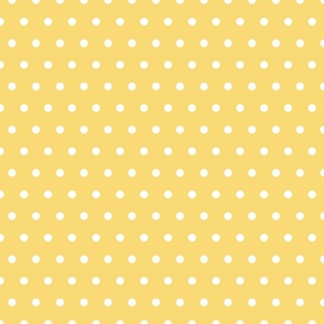 Lucky Day Yellow Polka Dot 12 inch