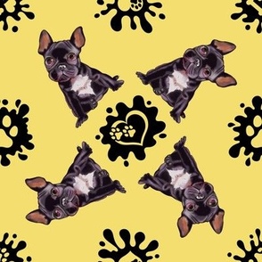 Puppy Love 10 French Bulldog Yellow