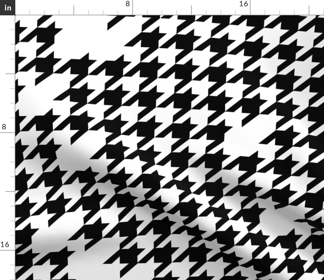 Houndstooth black&white