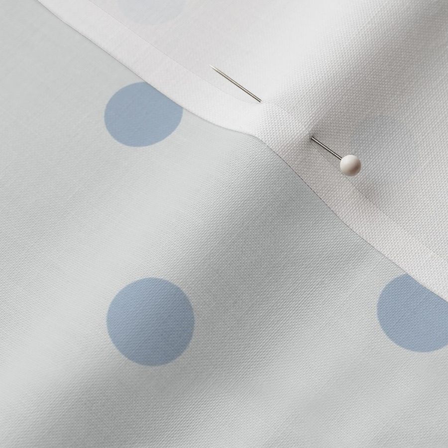 Big light blue polka dots