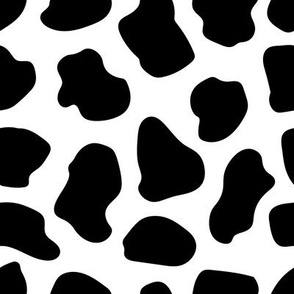 Cow Print Black