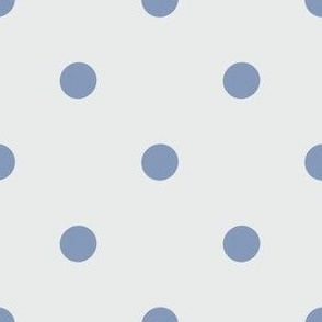 Big dark blue polka dots