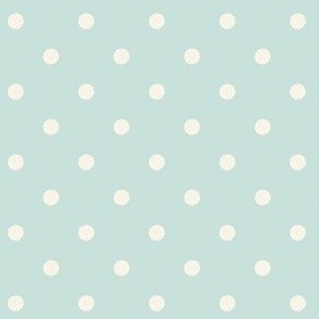 Cream Polka dots