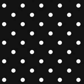 White Polka dots
