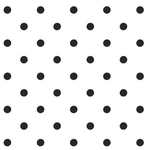 Black Polka dots