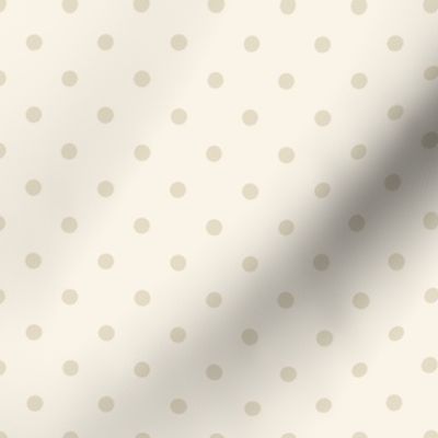 Beige polka dots