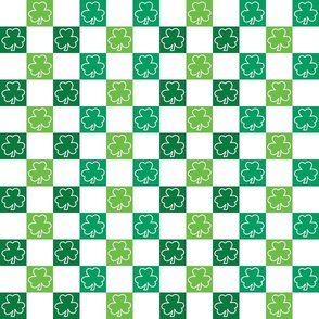 Green Shamrock Checkered