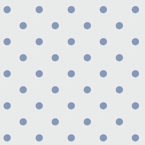 Dark blue polka dots
