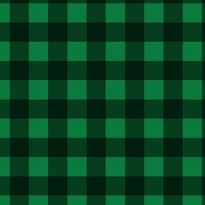 Green and Black Gingham