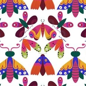 Multi colour butterflies small