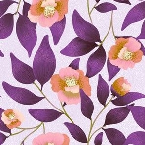 Wild Roses - Purple + Pink