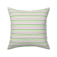 SMALL st. patricks day stripes - pastel spring stripe fabric