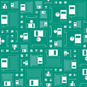 Disk pattern green