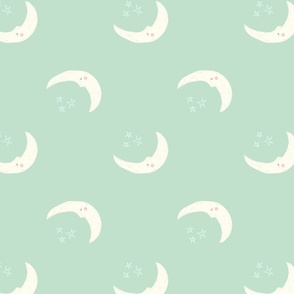 Moon sfrotate, baby nursery sleepy time