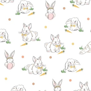 Easter Bunny Rabbit _OVERSIZED WALLPAPER