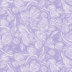 Charcoal Foliage in Digital Lavender