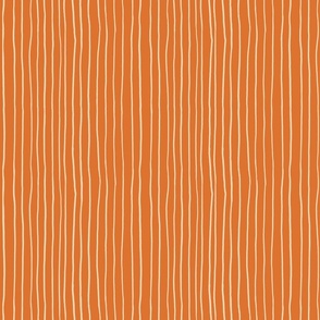 Pretty burnt orange vertical candy stripes.