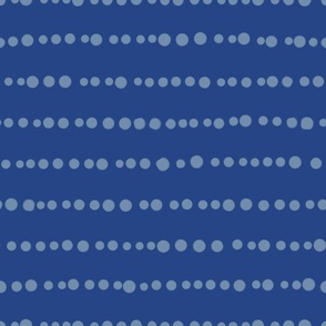 Cobalt Blue Dotted Lines