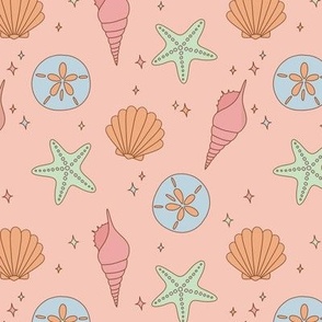 Seashells, Sand Dollars, Starfish