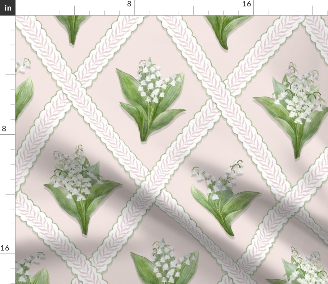 LILY OF THE VALLEY Pale Blush_ Green