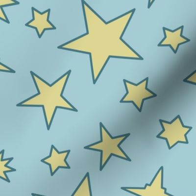 Art Nouveau Stars Medium