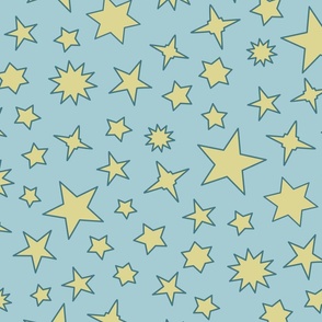 Art Nouveau Stars Medium