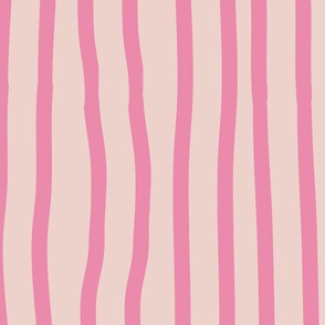 Uneven Stripes In Shades Of Pink