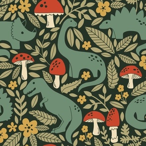 Dinosaurs and Mushrooms