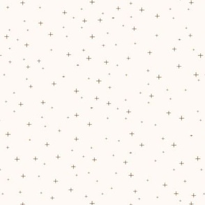 neutral little stars beige gold