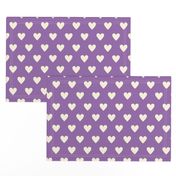 Simple Hearts in Purple - Medium