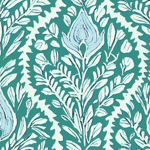 Block Print Vine 15