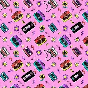 90s cassettes_pink_medium scale