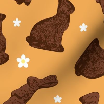 Cocoa Bunnies Tossed - Carrot Large