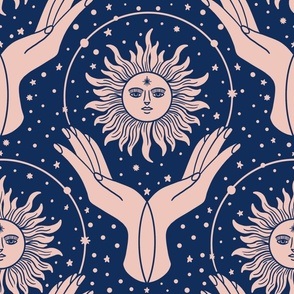 Celestial Hands holding the sun - Big Size 