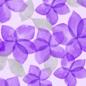 Purple Floral Design 