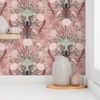 Carnation Floral Pattern - Pink