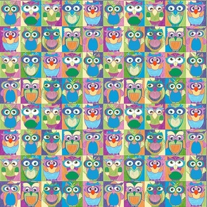 Cute Multicolor Kids Owl Medium