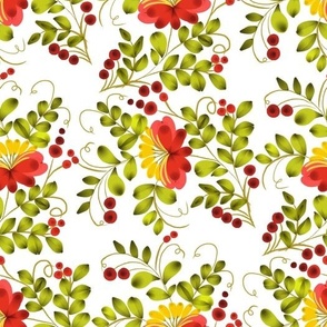 Ukrainian Floral Pattern