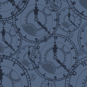 Clock Gears Fabric, Wallpaper and Home Decor | Spoonflower