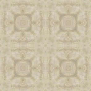 Cohesion 15-03: Retro Arabesque Seamless Pattern (Olive, Cream)