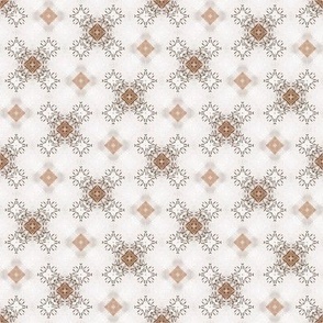 Cohesion 16-05: Retro Cross Weave Seamless Pattern (Brown, Tan, Cream)