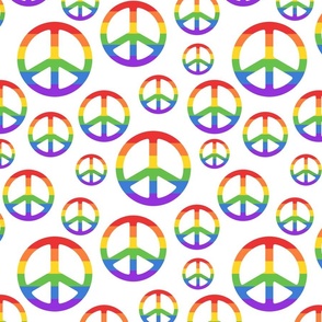 Peace Sign White